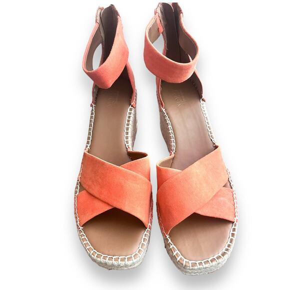 Nordstrom Shoes - Nordstrom Rack Caroline Platform Wedge Heel Sandal Orange Size Women 9.5M